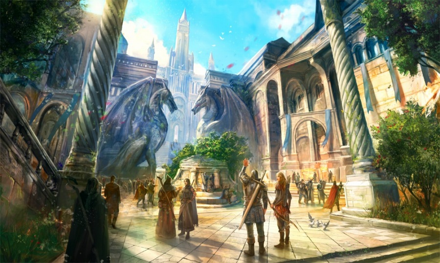 「ドラゴンズドグマ オンライン」白竜が眠る世界の中心「白竜神殿レーゼ」を紹介！フィールドに点在する「拠点」の情報も到着の画像