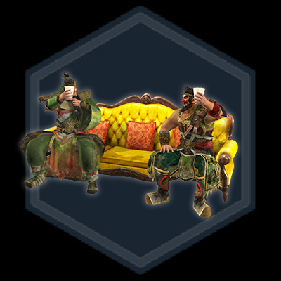 「真・三國無双 Online Z」アップデート「夏侯惇」が4月16日に実施！新しい家具も骨董商で販売の画像