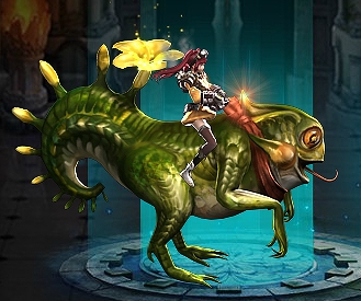 「ブレイドラッシュ」幸運ルーレットに新ライド「ケロケロガエル」が登場の画像