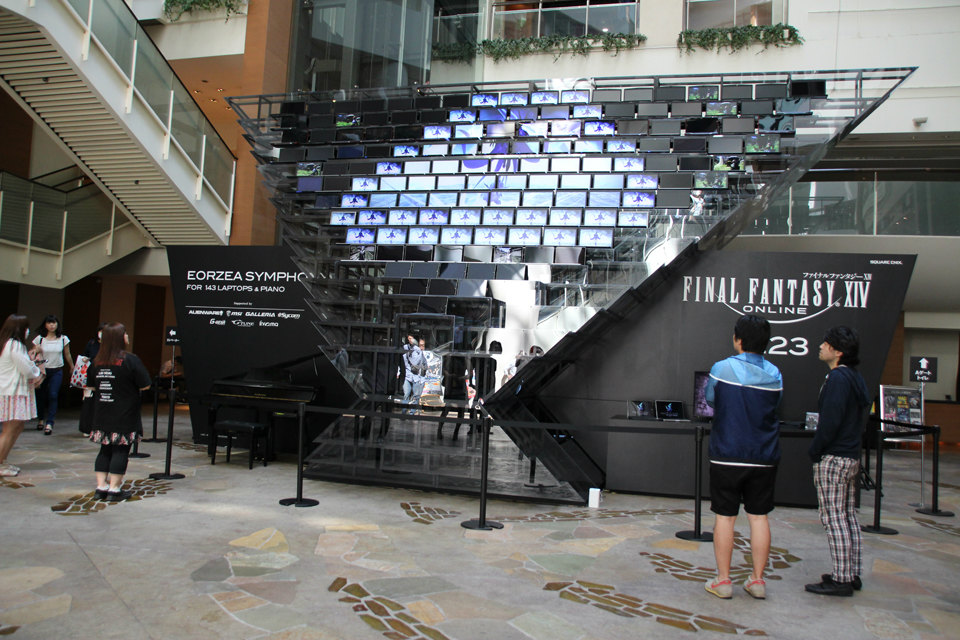 「FFXIV: 蒼天のイシュガルド」TVCM連動イベントがお台場シネマメディアージュ内で開催中！祖堅氏による生ピアノ演奏サプライズ＆音楽についてのインタビューも！の画像