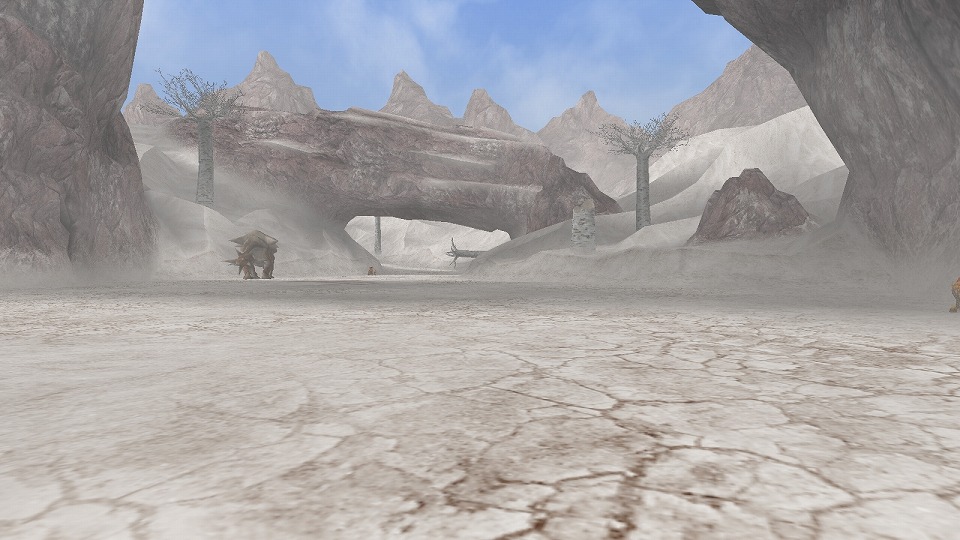 「モンスターハンター フロンティアG」未開の地“白湖”に生息する獣竜種「ガスラバズラ」が公開！の画像