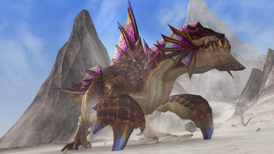 「モンスターハンター フロンティアG」未開の地“白湖”に生息する獣竜種「ガスラバズラ」が公開！の画像