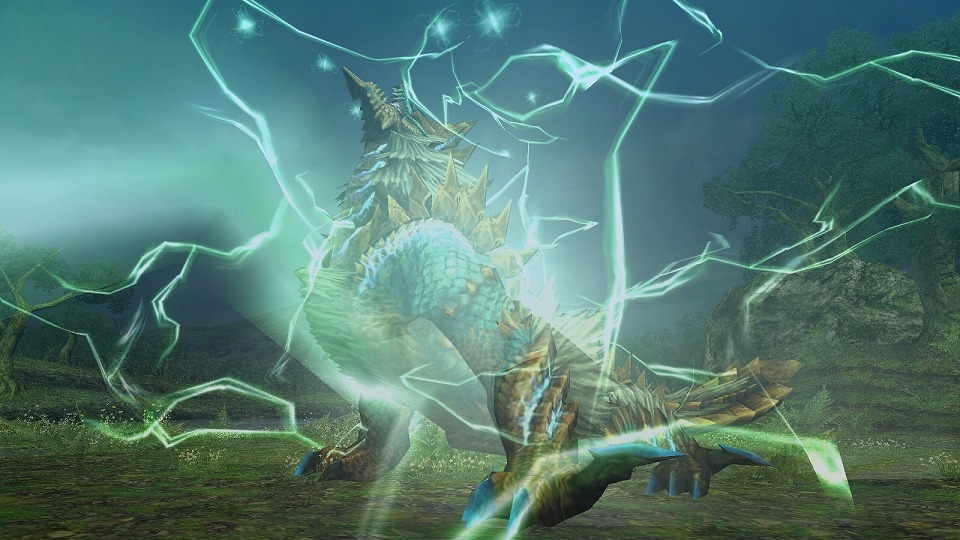 「モンスターハンター フロンティアG」未開の地“白湖”に生息する獣竜種「ガスラバズラ」が公開！の画像