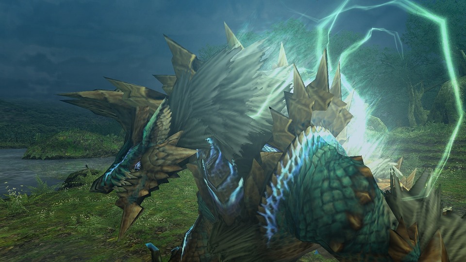 「モンスターハンター フロンティアG」未開の地“白湖”に生息する獣竜種「ガスラバズラ」が公開！の画像