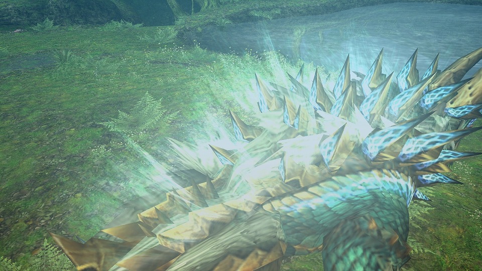 「モンスターハンター フロンティアG」未開の地“白湖”に生息する獣竜種「ガスラバズラ」が公開！の画像