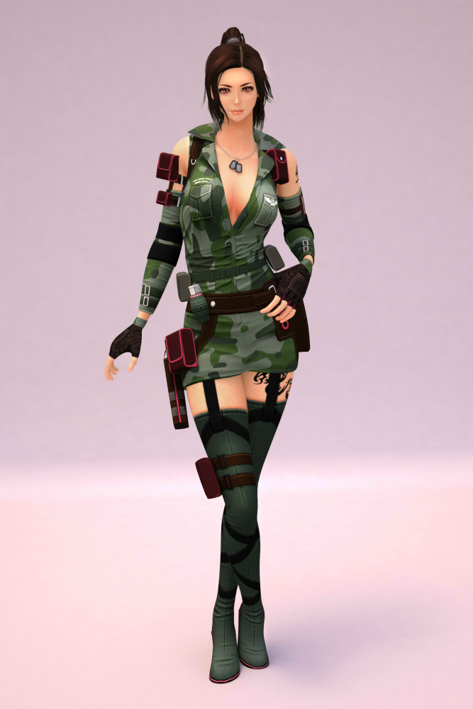 「サドンアタック」3週連続アップデート第1弾・新マップ「ビッグ補給倉庫」が実装！スク水セットの販売も開始の画像