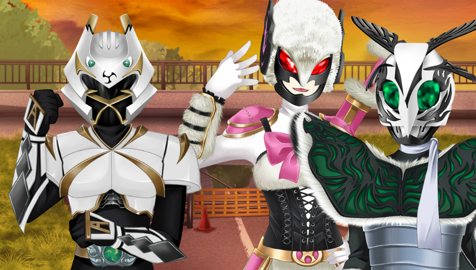 「キャラフレ」福島県のローカルヒーロー「丞神デナー」とのタイアップが開始！悪者コンビのコスチュームもくじに登場の画像