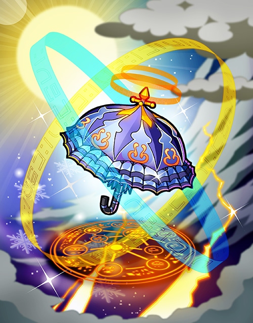 「ゲットアンプドX」魔法により天候を操る傘「ウェザーブロリー」が9月17日に登場の画像