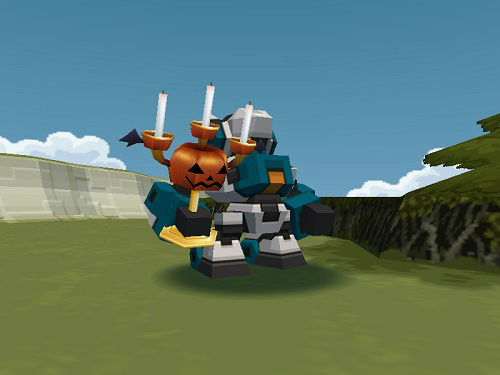 「鋼鉄戦記C21」ハロウィンイベントに新パーツ「ゴーストシューター」「ハロウィンキャンドル」が追加！の画像