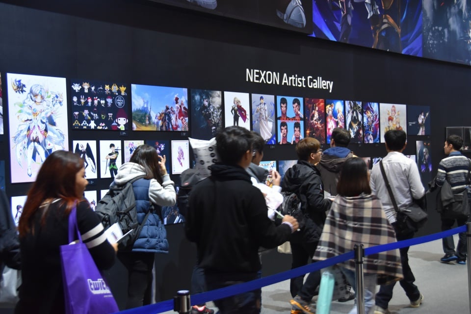 【G-STAR 2015】3時間待ちの行列も！多数のPC・スマホ向け新作タイトルを出展したNEXONブースをレポートの画像