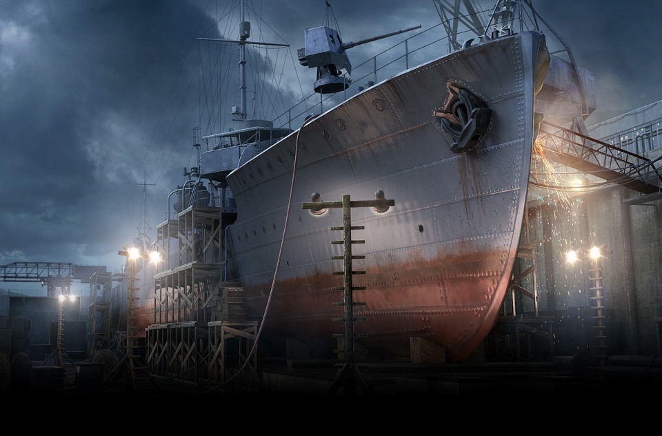 「World of Warships」大型ゲーム内イベント「Project R」が始動！力を合わせて“とある艦艇”を復元しようの画像