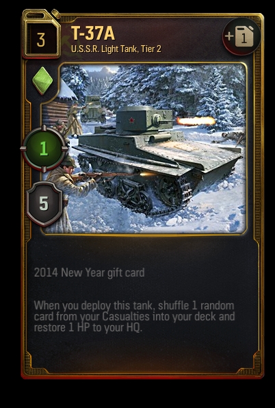 200種以上のカードと戦略を駆使して闘おう！オンライン戦略カードゲーム「World of Tanks Generals」の正式サービスが開始の画像