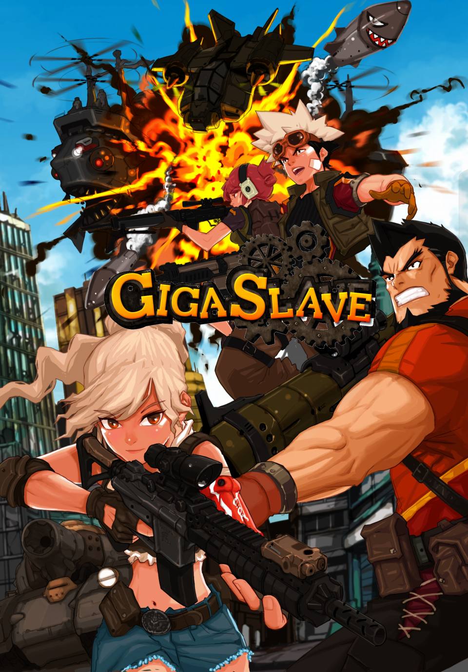 オンライン横スクロールシューティング「ギガスレイブ（Giga Slave）」が発表―事前登録の受付がスタートの画像