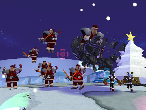 「鋼鉄戦記C21」惑星が冬の装いになる「クリスマスイベント2015」が12月10日より開催！3種類の新パーツも登場の画像