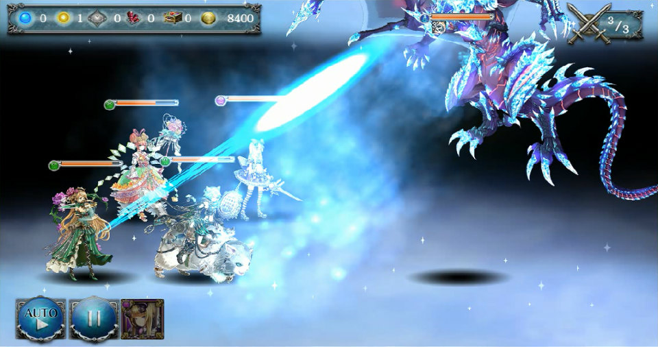 「少女とドラゴン」氷点下の暴帝ヴァーレンハイトが現れる神話クエストが公開！10万人突破記念第2弾もの画像