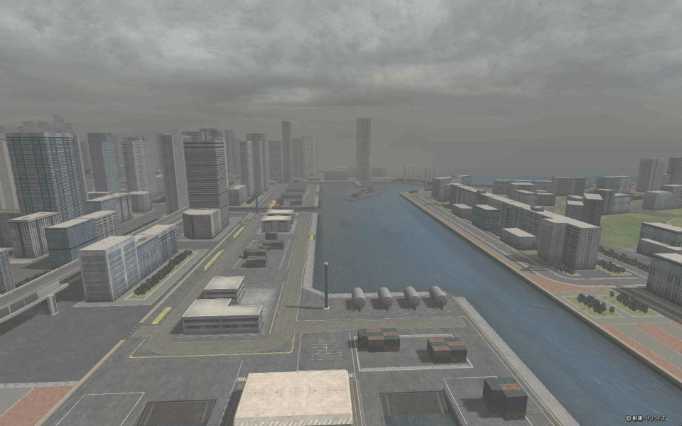 「機動戦士ガンダムオンライン」サイコガンダムが登場する大規模戦フィールド「荒廃都市-市街地強襲戦-」が実装！の画像
