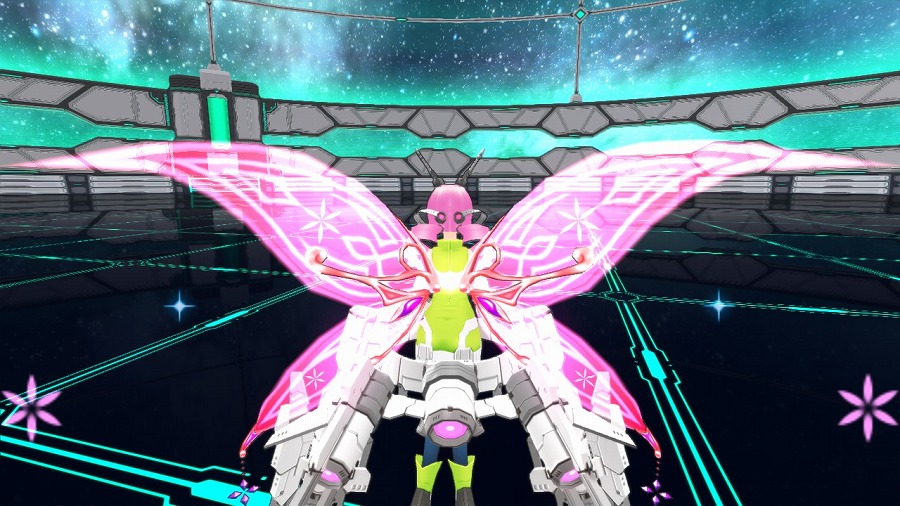 「コズミックブレイク2」見た目も武装も一新したミーアとアリスティアがラインナップした「リミテッドメガガラポン」が登場！の画像