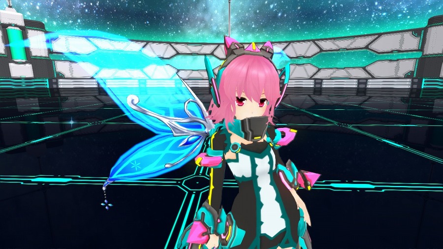 「コズミックブレイク2」見た目も武装も一新したミーアとアリスティアがラインナップした「リミテッドメガガラポン」が登場！の画像