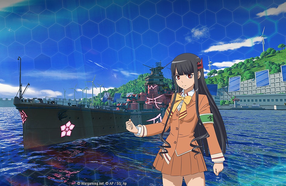 「World of Warships」“霧の艦隊”所属重巡洋艦「アシガラ」が手に入るコラボミッション「アシガラ アルペジオミッション」が開催の画像