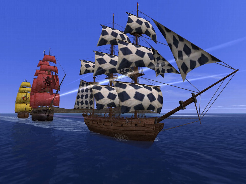 「大航海時代 Online」海賊追跡レースイベントが開催！海賊を捕まえてイベント限定の船紋章をゲットの画像