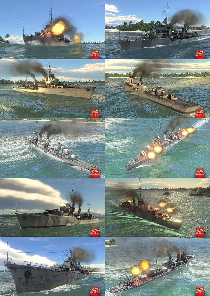「War Thunder」新たに5隻の駆逐艦が登場！夏イベント「OPERATION S.U.M.M.E.R.」も開催の画像