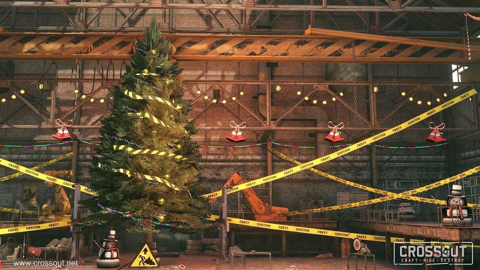 PC版「CROSSOUT」サンタのソリ型のホバーや赤い大型クローラーが手に入る「クリスマスイベント」が開催！の画像