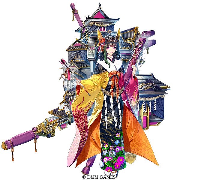 「御城プロジェクト:RE」三上枝織さん、佐藤聡美さんが演じる城娘が新春の装いで登場！「謹賀新年キャンペーン」が開催の画像