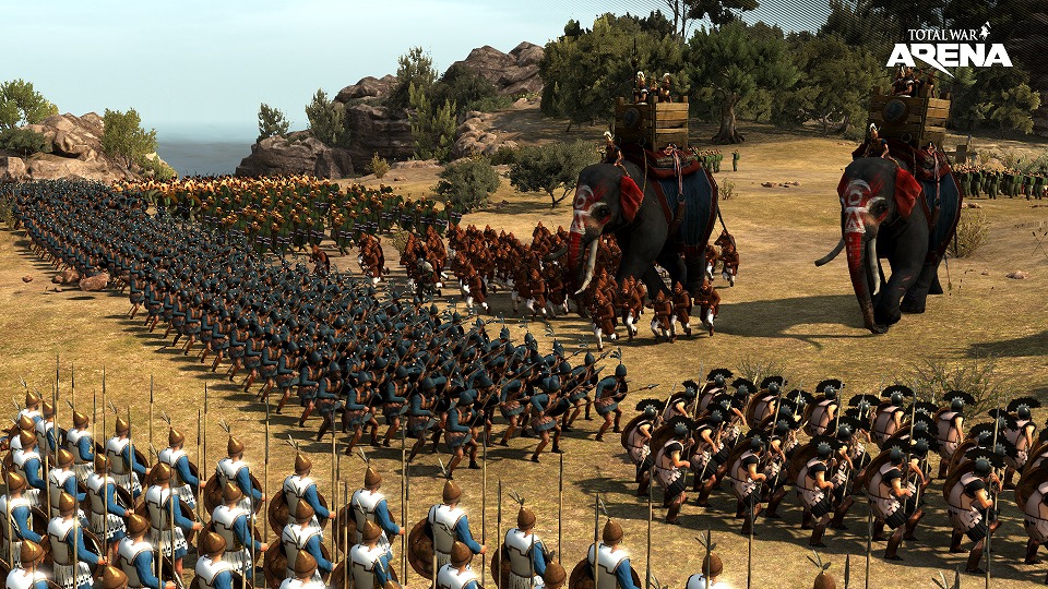 「Total War: ARENA」オープンβ版がスタート！新勢力「カルタゴ」と新ユニット「戦象」を指揮せよ！の画像