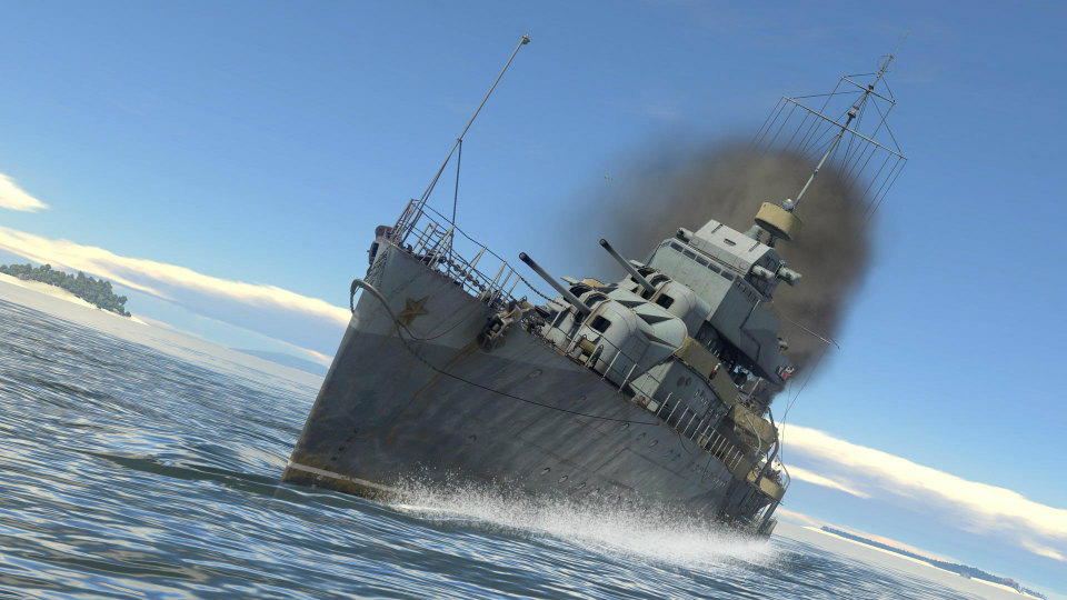 「War Thunder」海軍CBTにソビエト連邦の赤軍艦隊が追加！の画像