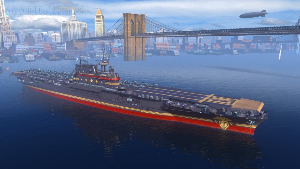 「World of Warships」にて「アズールレーン」コラボレーション迷彩が発売！の画像