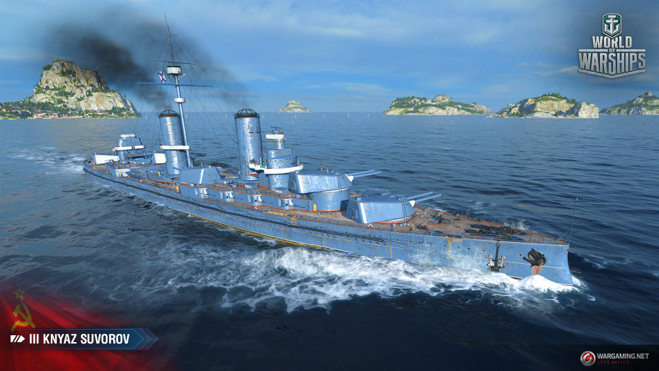 「World of Warships」4種類のソ連戦艦やマップ「ギリシャ」が追加されるアップデートが実施！の画像