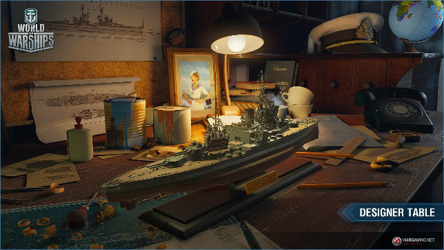 「World of Warships」サービス開始4周年記念アップデートにて「デザイナーズ・テーブル」が実装！の画像
