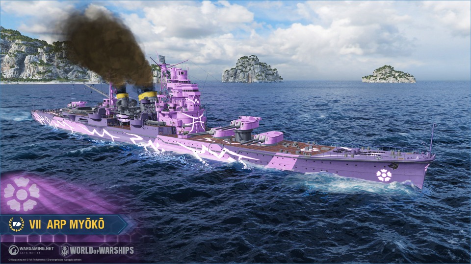 「World of Warships」TVアニメ「蒼き鋼のアルペジオ -アルス・ノヴァ-」とのコラボ艦艇・艦長が1月31日より販売！の画像