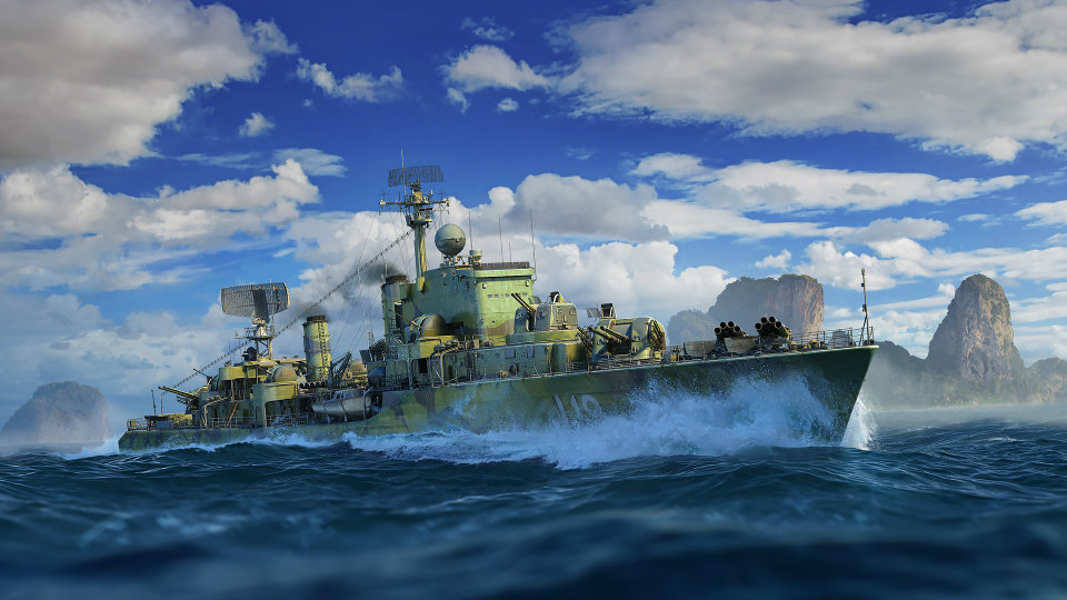 「World of Warships」初のスウェーデン艦艇としてヴィスビィやヴェステロースなどが参戦！新港「フィヨルド」も登場の画像