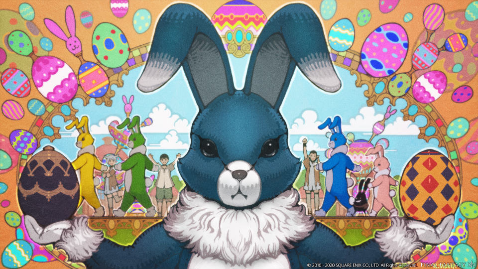 「ファイナルファンタジーXIV」にてイベント「エッグハント」が開始！ウサギになりきれるアイテムをゲットしようの画像