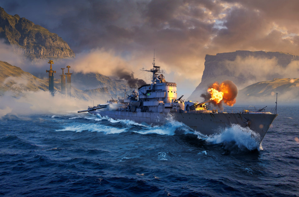 「World of Warships」ヨーロッパの技術ツリーですべての駆逐艦が研究可能に！アップデート0.9.3が実装の画像