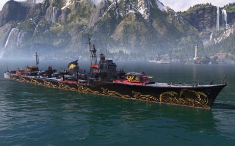 World Of Warships ゴールデンウィーク記念プレゼントキャンペーンが開催 こどもの日にあわせた漆塗り風特別迷彩も登場 Onlinegamer