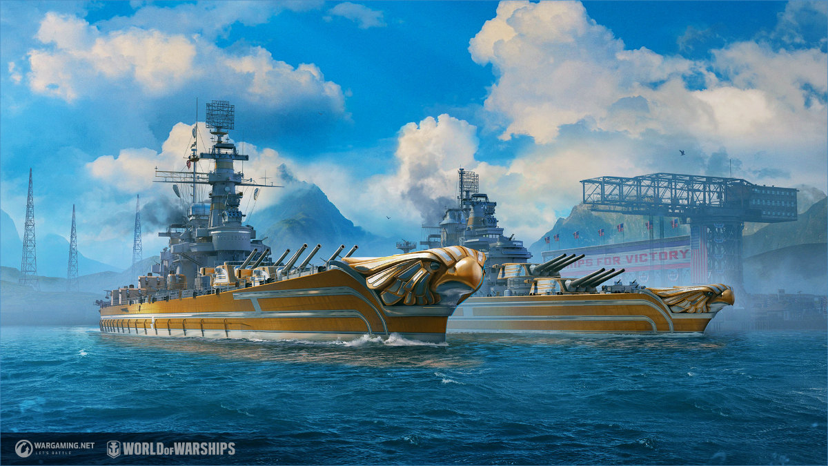 「World of Warships」にアメリカ戦艦「Kansas」と「Minnesota」が新たに追加！の画像