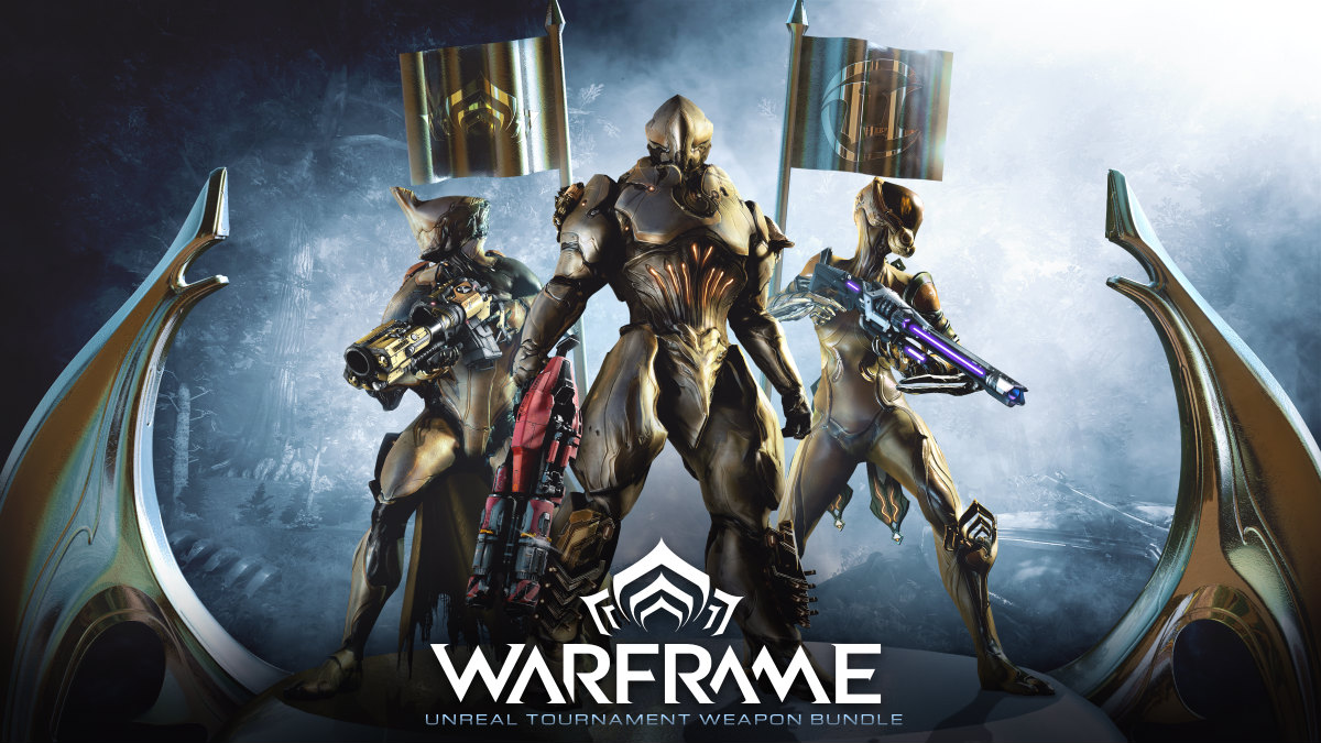 Warframe にて Unreal Tournament とのコラボ武器バンドルが登場 Epic Games Storeで配信中 Onlinegamer