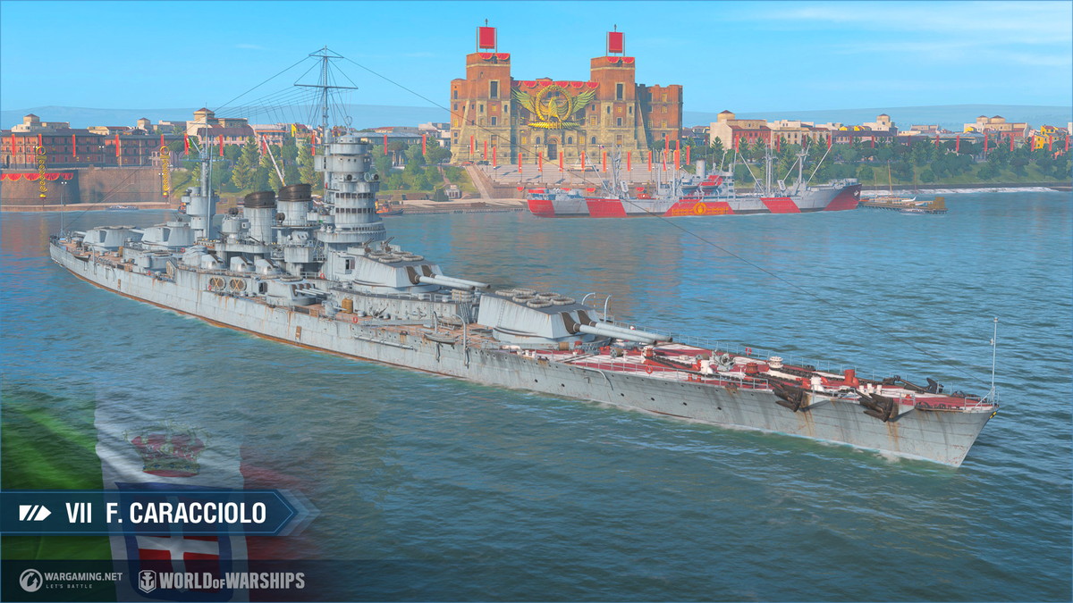 「World of Warships」でイタリア戦艦の追加アップデートが2月18日に実施！サンバカーニバルイベントも開催の画像