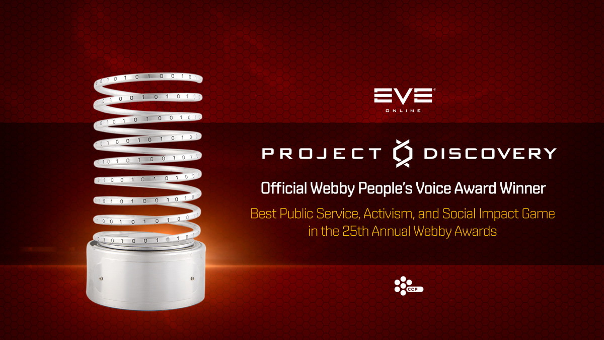 「EVE Online」のミニゲーム「プロジェクト・ディスカバリー」がWebby People’s Voice賞を受賞！の画像