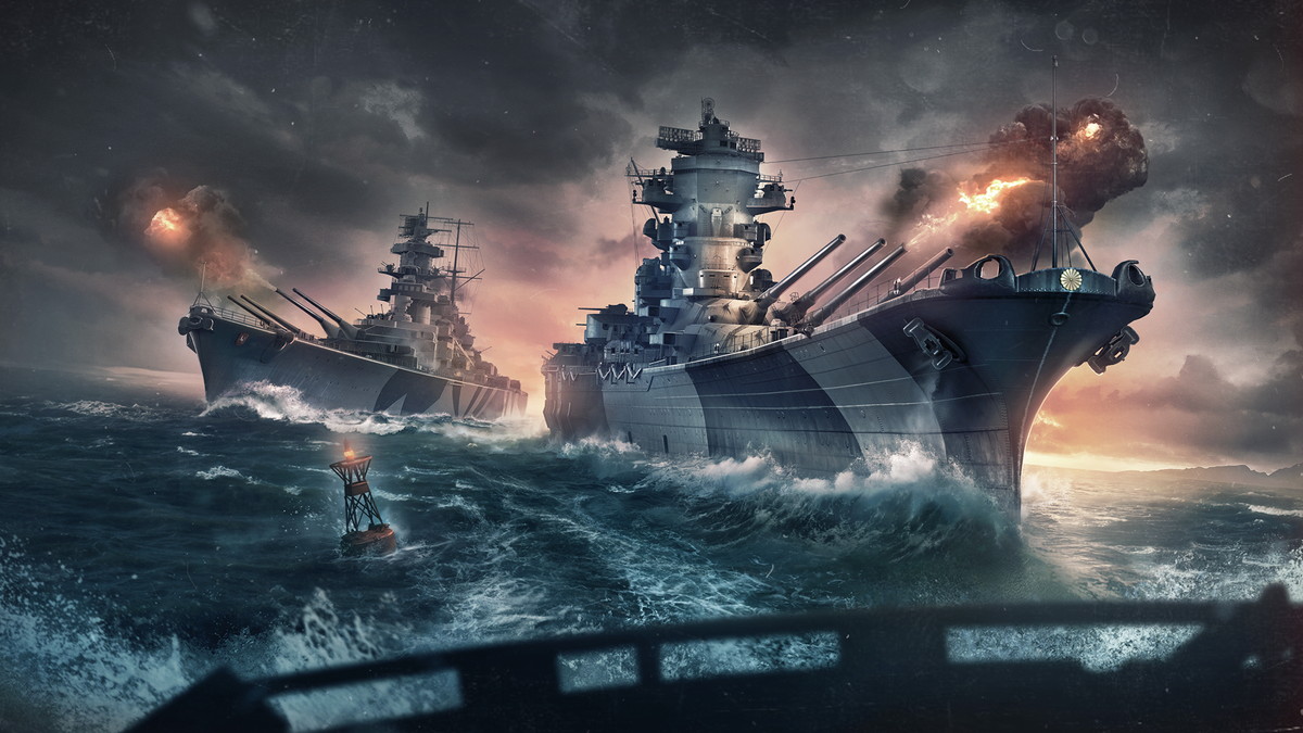 「World of Warships」大口径巨砲による砲撃戦が楽しめるバトルモード「グランドバトル」が追加！の画像