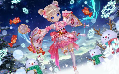「幻想神域 -Another Fate-」クリスマスを彩る新たな幻神「聖なる金魚姫・アカネ」が登場！「幻想年越しイベント」も開催