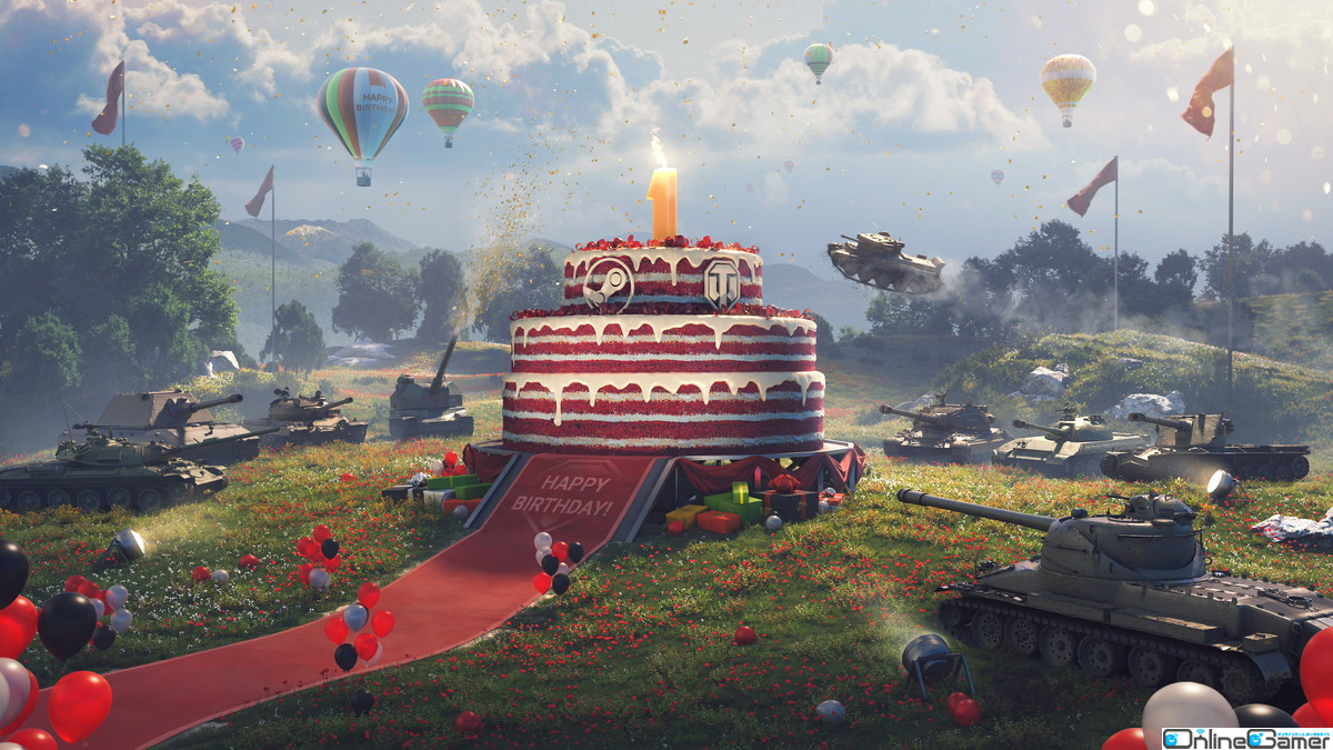Steam版「World of Tanks」のサービス1周年記念キャンペーンが開催！イギリスTier VIの中戦車「クロムウェルB」がもらえるの画像