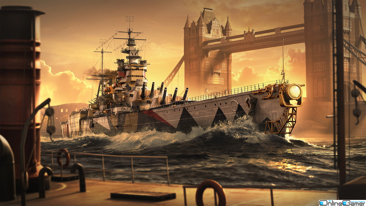 「World of Warships」でイギリスの巡洋戦艦がアーリーアクセスに登場！の画像