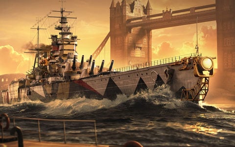 「World of Warships」でイギリスの巡洋戦艦がアーリーアクセスに登場！