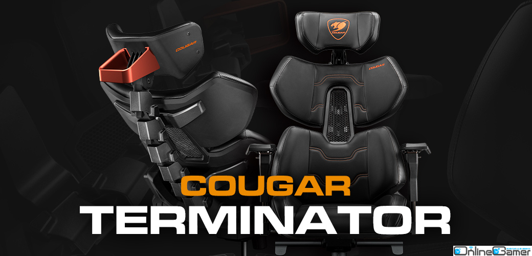 マイルストーンがCOUGARのゲーミングチェア「COUGAR Terminator」の取り扱いを開始―外骨格のようなデザインの画像