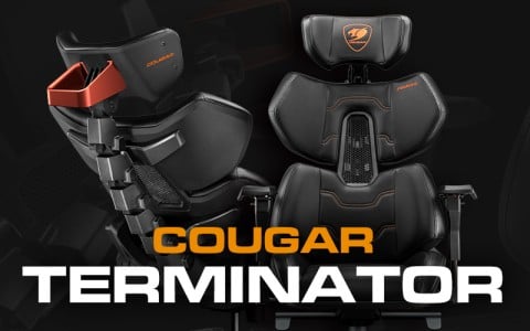 マイルストーンがCOUGARのゲーミングチェア「COUGAR Terminator」の取り扱いを開始―外骨格のようなデザイン