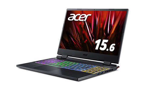 AcerからゲーミングノートパソコンNitro 5の新モデル「AN515-58-A96Y6」が発売―第12世代 Core i9プロセッサーを搭載