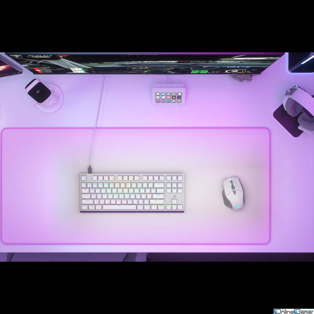 CORSAIRのメカニカルゲーミングキーボード「K60 PRO TKL OPX White」が2月8日に発売！の画像